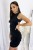 Welurowa mini z odkrytymi plecami Love-3 1746  | 1186-XS/S