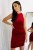 Welurowa mini z odkrytymi plecami Love-3 1751  | 1191-XS/S