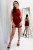Welurowa mini z odkrytymi plecami Love-4 1751  | 1191-XS/S