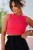 Krótki malinowy top Lucie-3 2316  | 1289-S