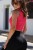 Krótki malinowy top Lucie-4 2316  | 1289-S