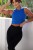 Czarne elastyczne legginsy push-up Wish-4 2409  | 1303-34