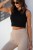Beżowe elastyczne legginsy push-up Wish-3 2410  | 1304-34