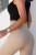 Beżowe elastyczne legginsy push-up Wish-7 2410  | 1304-34