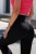 Czarne klasyczne legginsy push-up Naomar-2 2413  | 1307-34