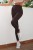 Czekoladowe klasyczne legginsy push-up Naomar-3 2415  | 1309-34