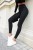 Czarne klasyczne legginsy Kelsi-2 2609  | 1338-34