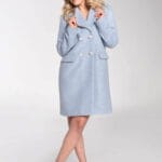 Maleni plaszcz damski wełniany Reni błękit 4.jpg