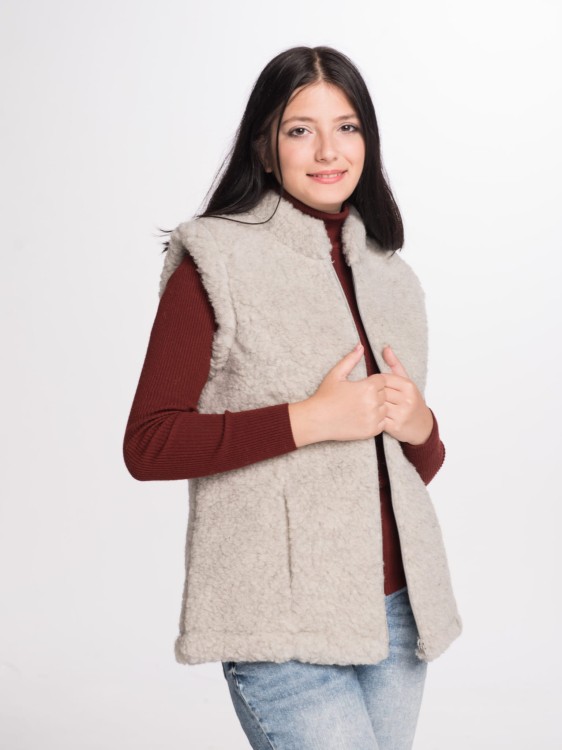 Maleni kamizelka merynos na stójce szara 1.jpg