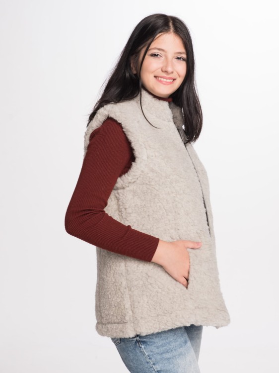 Maleni kamizelka merynos na stójce szara 4.jpg