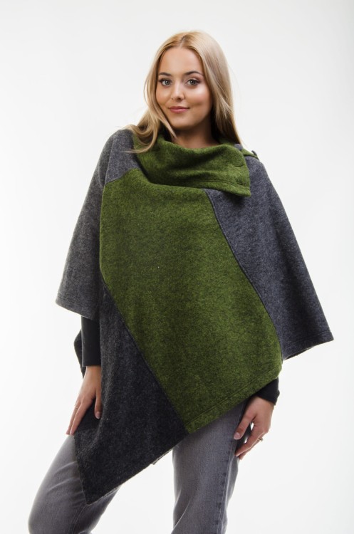 Maleni poncho Tres zielono szare 3.jpg