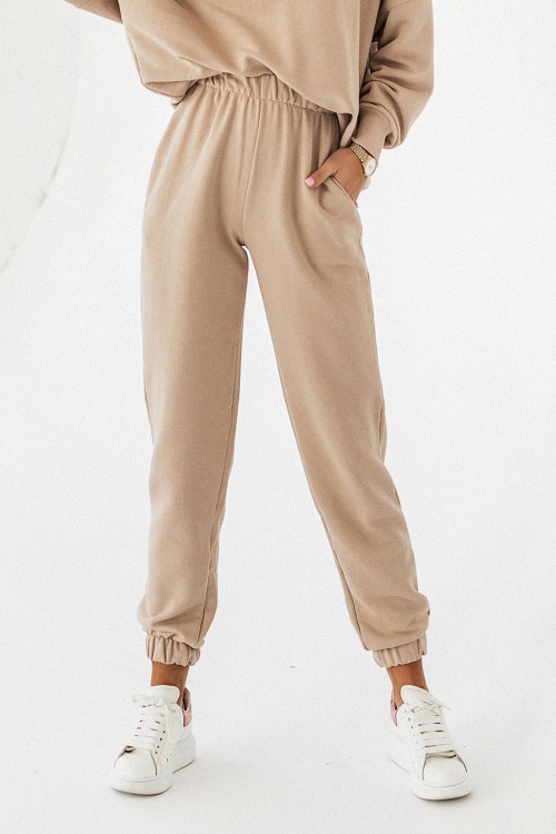 Beżowe joggery Morelli-4 3251  | 1249-XS/S