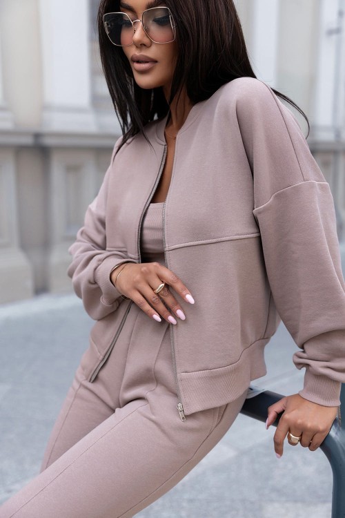 Komplet MISTY bomberka + szerokie spodnie-4 3279  | 1421-XS/S