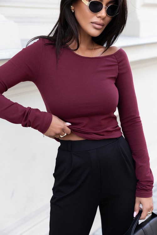 Bluzka z marszczeniem Milan-1 3291  | 1432-S