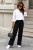 Spodnie Jinny z prostymi nogawkami w kant-5 3416  | 1315-XS/S