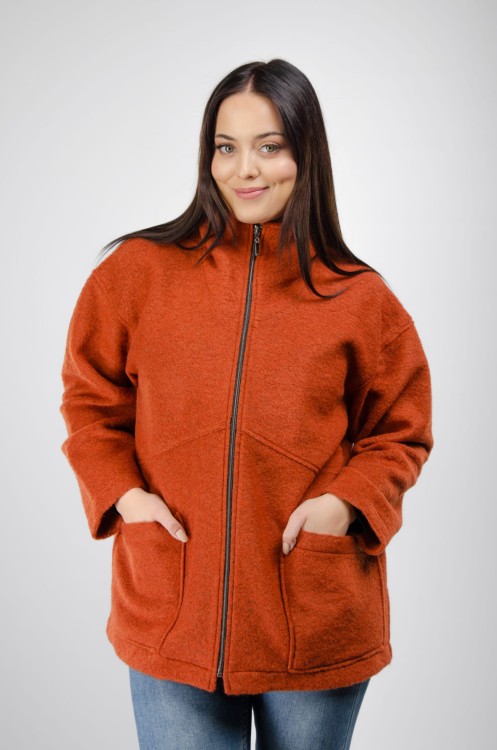 Maleni kurtka z wełny Triest ruda 3.jpg