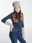Czapka wełniana Fantazja Winter szara