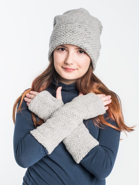 Maleni czapka wełniana Fantazja Winter szara 3.jpg