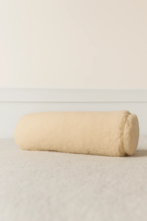 Maleni Wełniany wałek uniwersalny beżowy