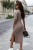 Sukienka LEAH MOCCA-3 4374  | 1356-34