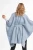 Maleni poncho Emerald błękitne