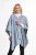 Maleni poncho Emerald błękitne