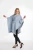 Maleni poncho Emerald błękitne