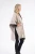 Maleni poncho Emerald beżowe