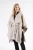 Maleni poncho Emerald beżowe