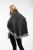 Maleni poncho Irma grafit