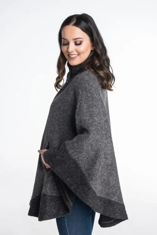 Maleni poncho szare