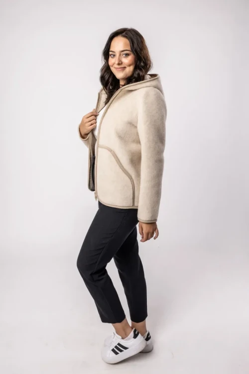 Bluza Somple bezowa Maleni (2).webp