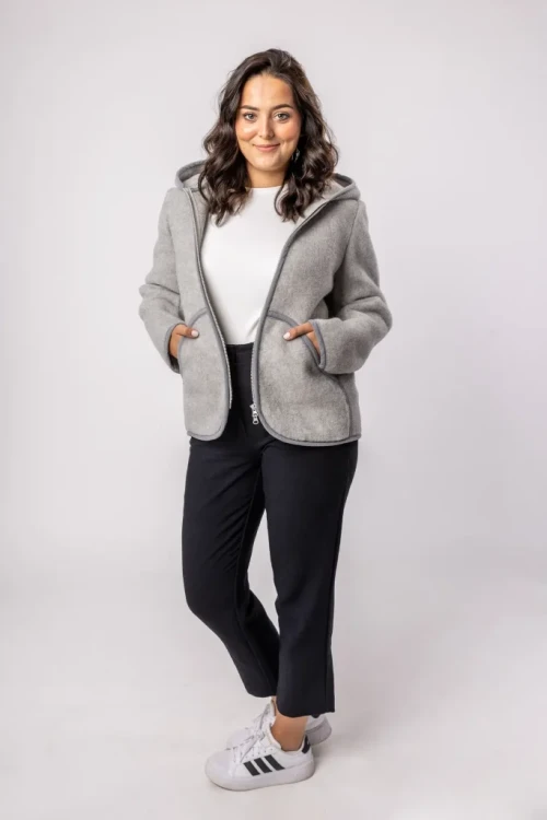 Bluza Simple szara Maleni (4).webp