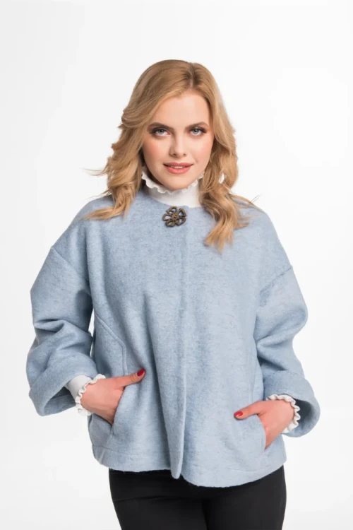 Lekka kurtka Monika błękitna Maleni (4).webp